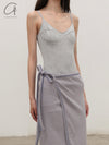 BASERANGE Bamboo fiber jumpsuit France BAS-ONBB-BA-SU25-GREY MELANGE